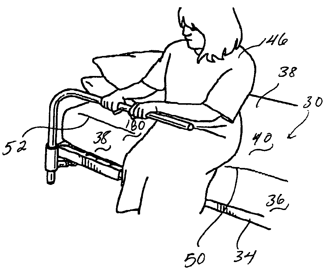 Bed side rail method and apparatus