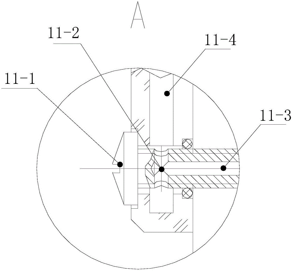 Single-action hydraulic cylinder with internal leakage display function