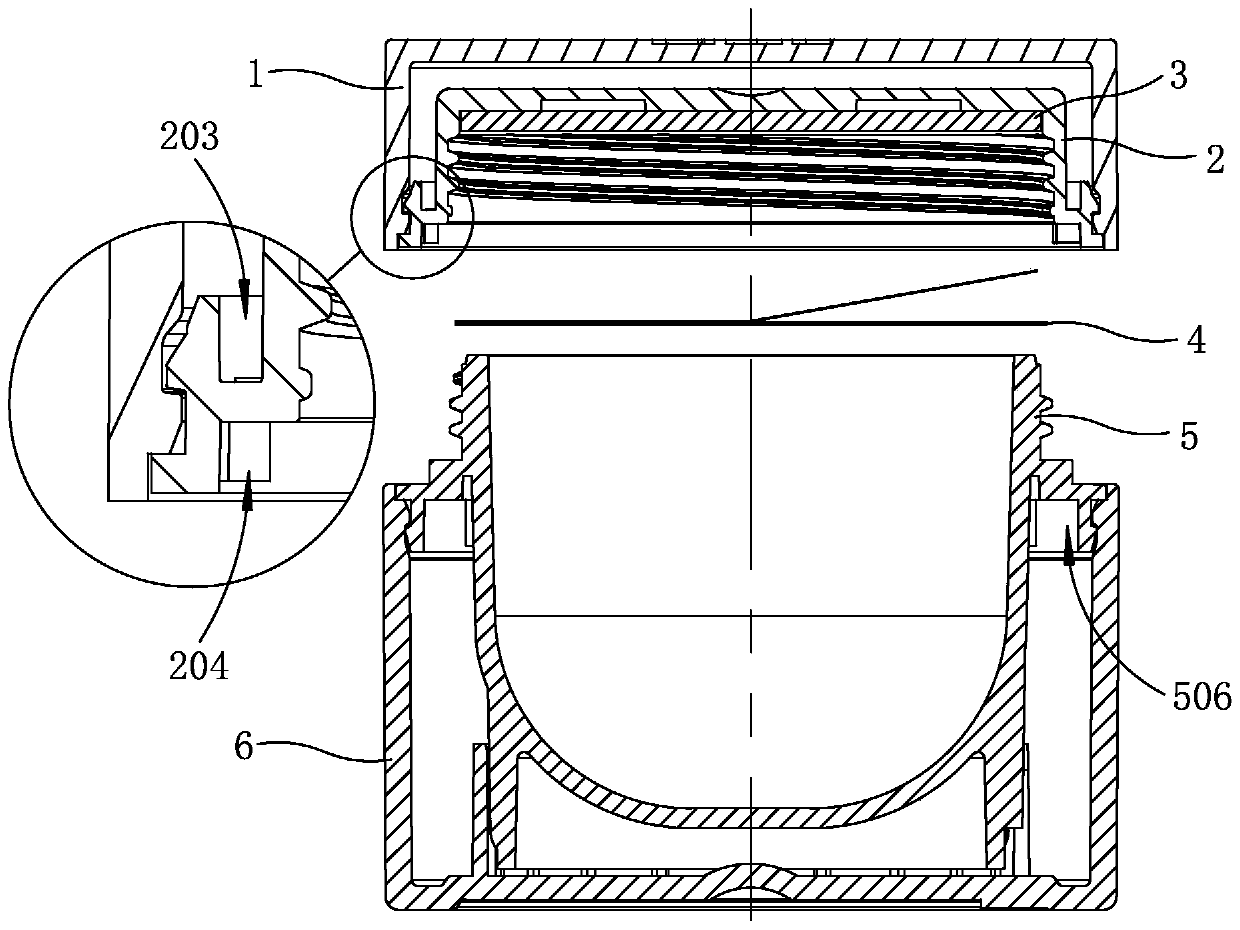 Antibacterial pressure-resistant double-layer cream bottle and material preparation method thereof