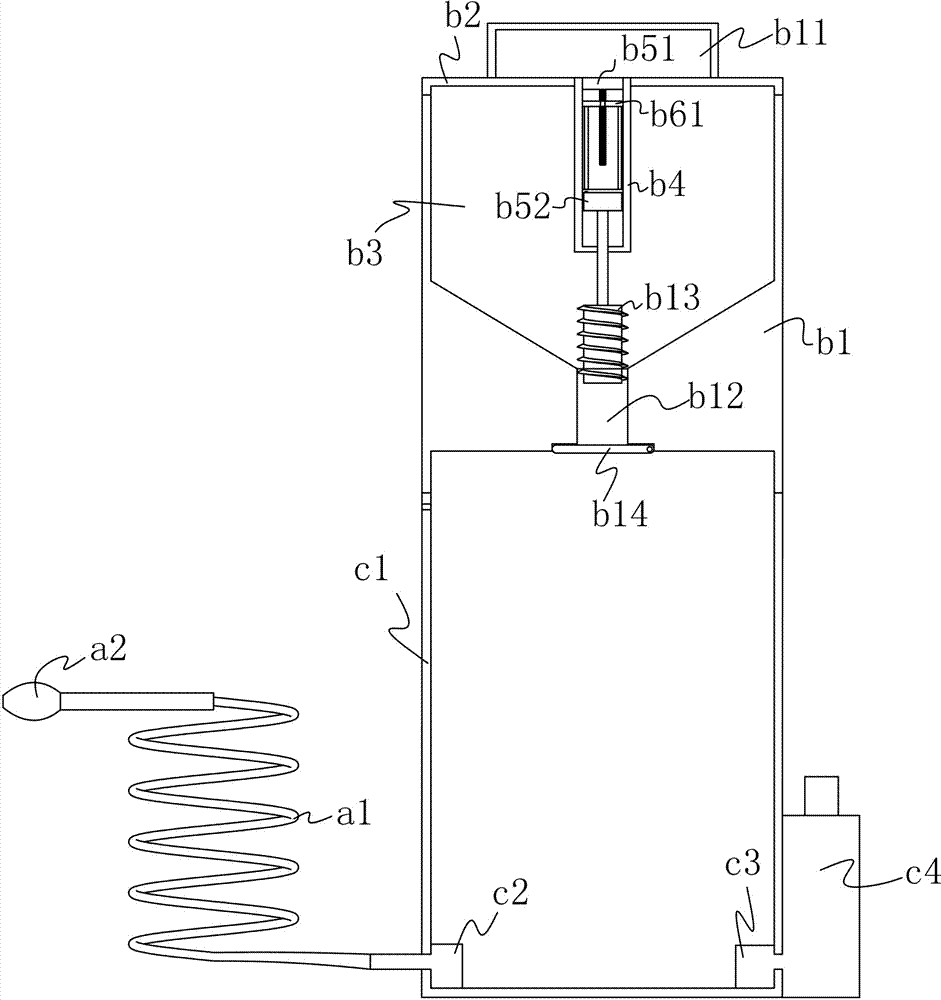 Nasal cavity spray washing device