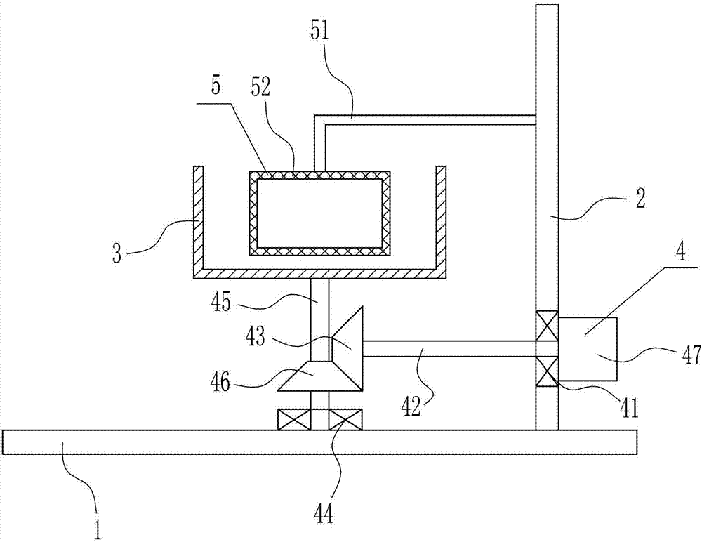 Leather shoe paint spraying pigment mixing device