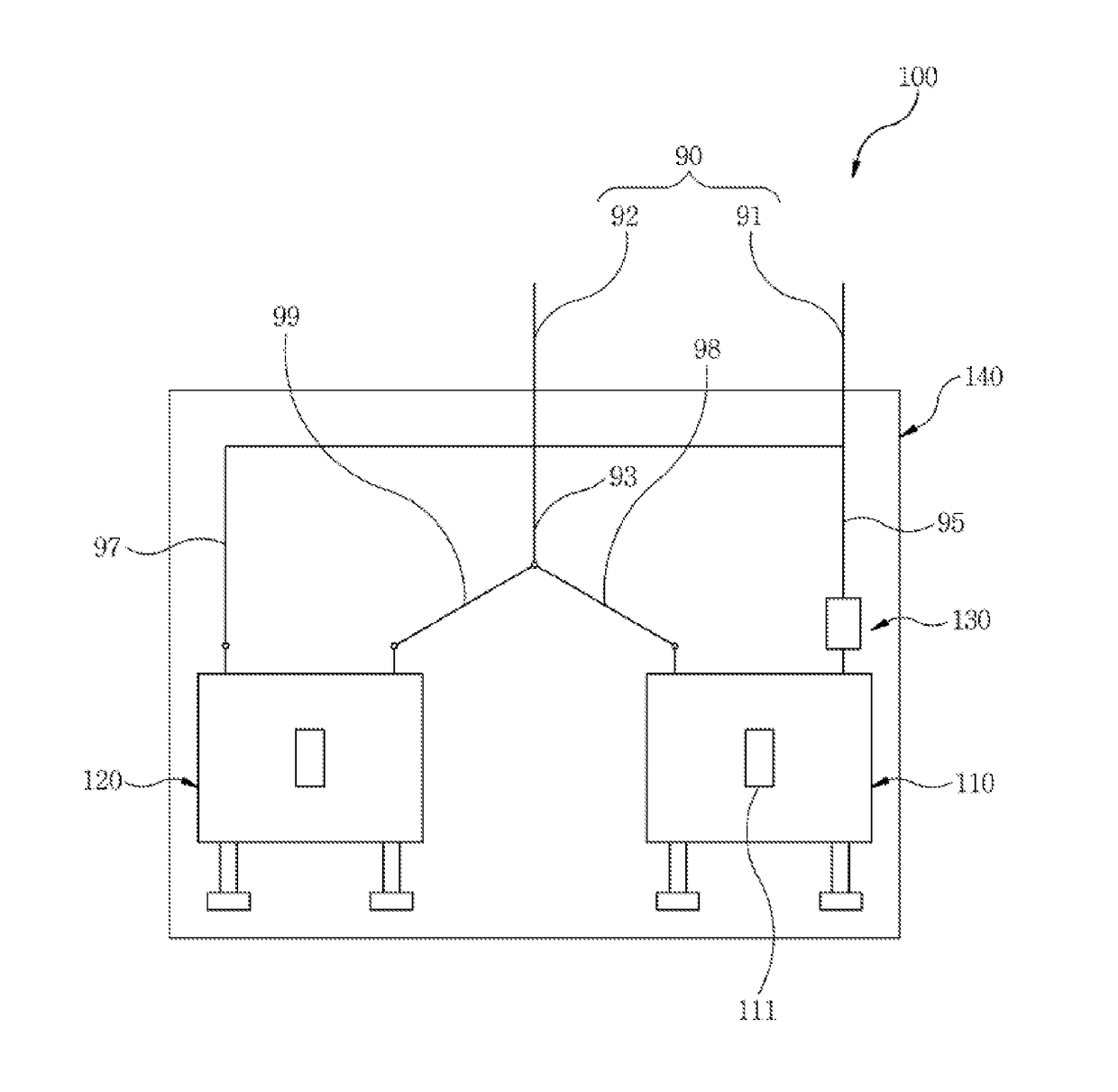 Household distribution box for forcible power interruption and forcible power interruption system