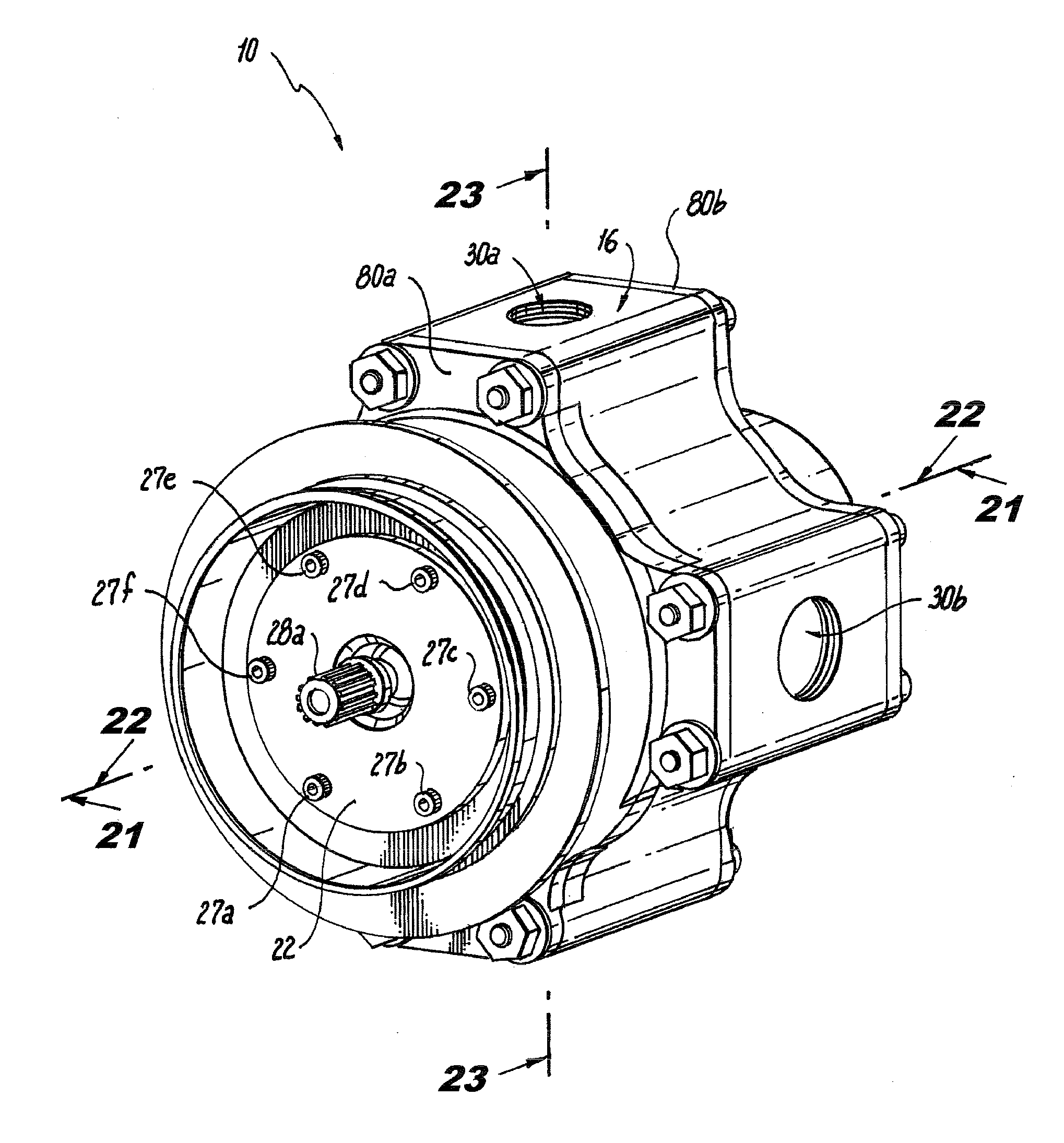 Multi-discharge hydraulic vane pump