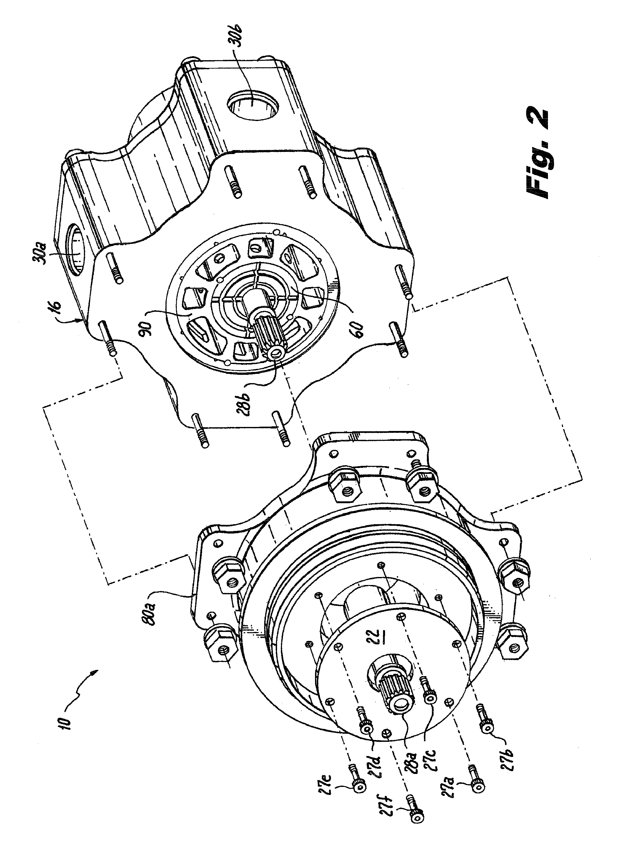 Multi-discharge hydraulic vane pump