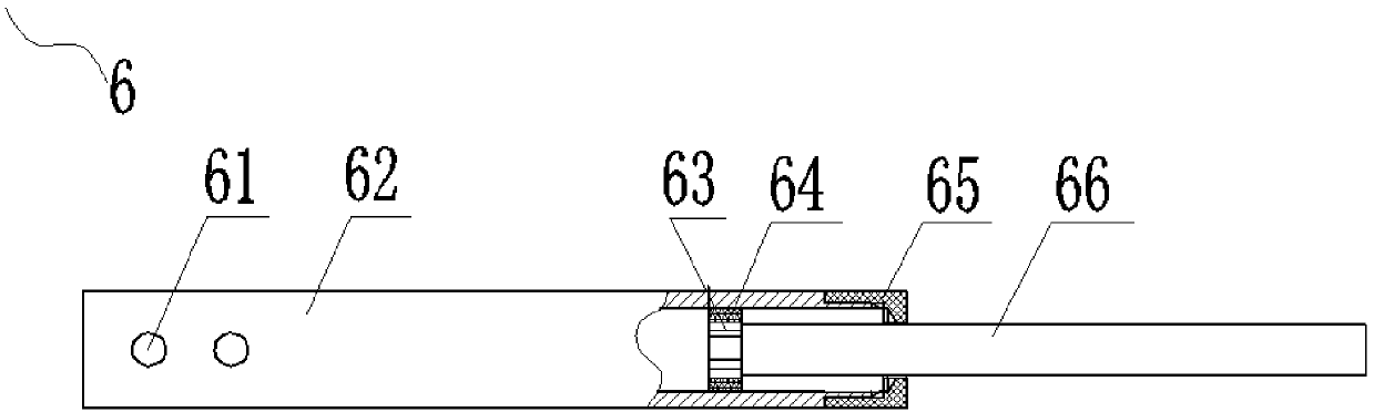 Material falling buffering device