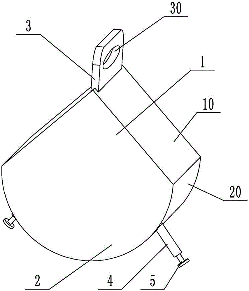 Hanging-type special-shaped packing box