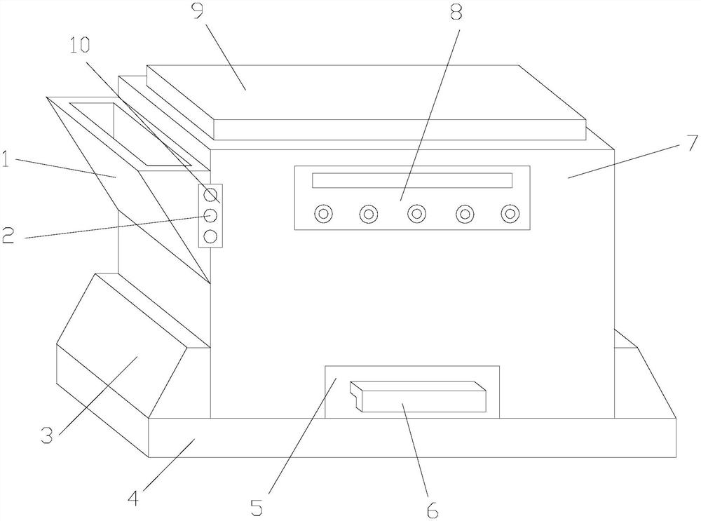 A device for automatic recycling of waste toner