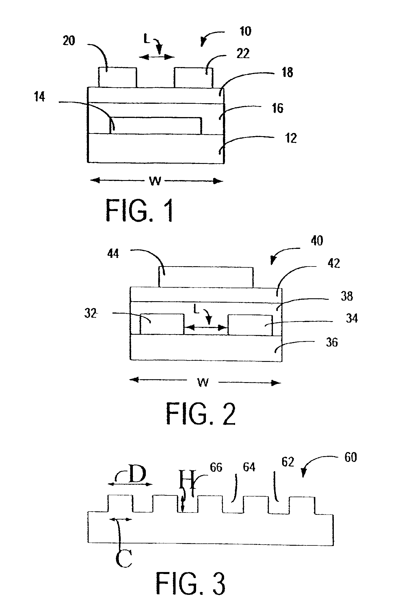 Pre-patterned substrate for organic thin film transistor structures and circuits and related method for making same