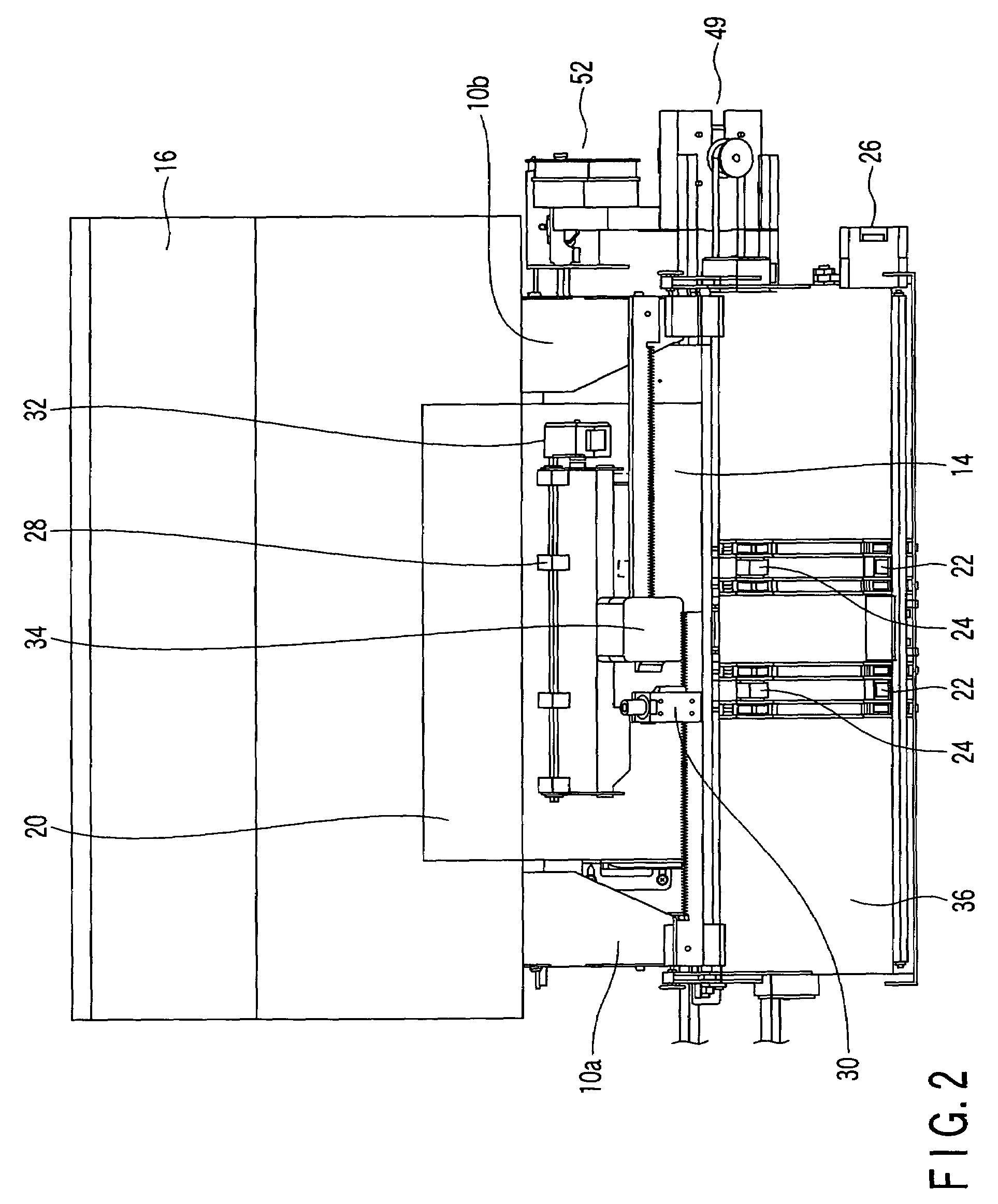 Waiting tray for sheet processing tray