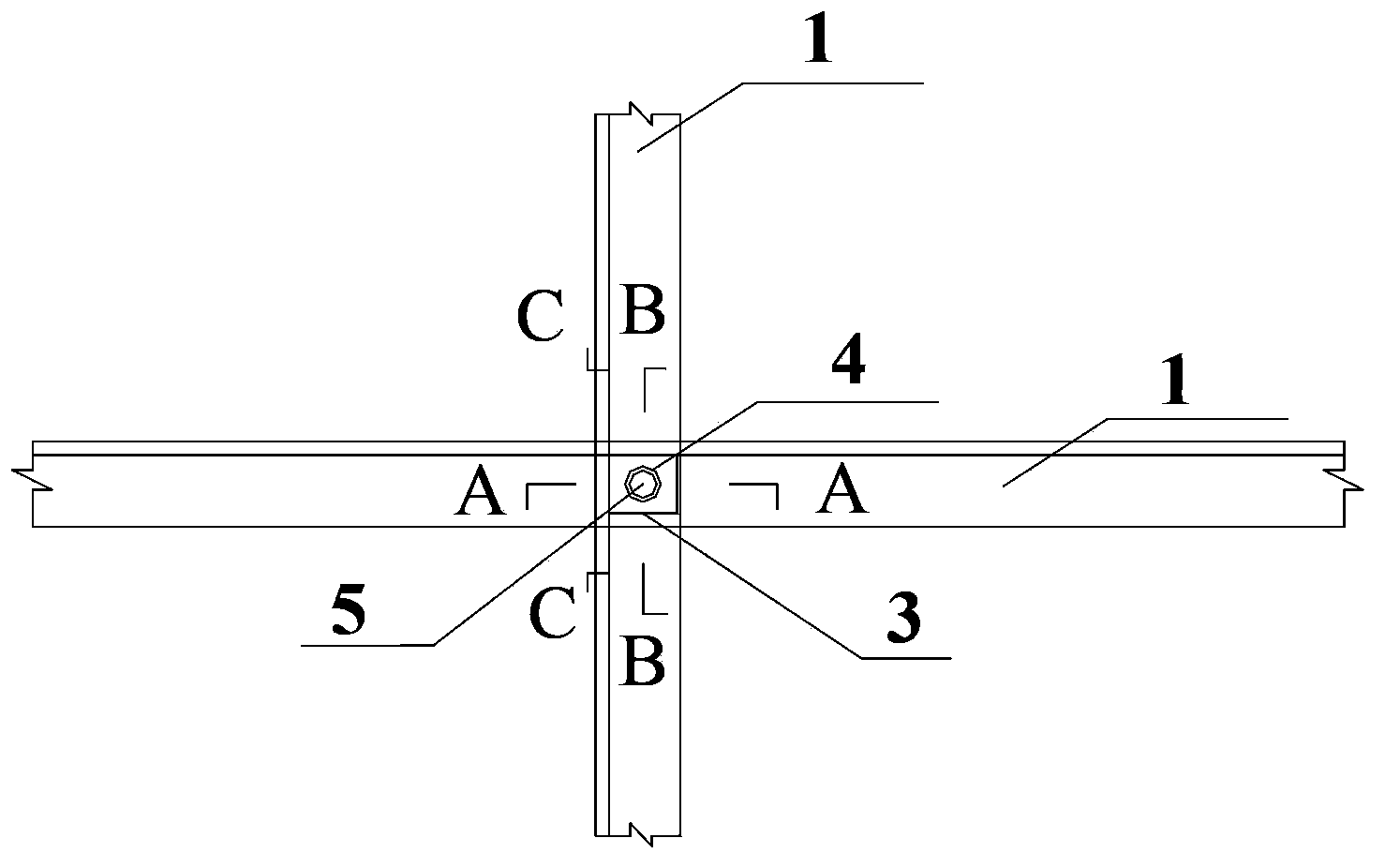 Retaining and protecting structure of reinforcing existing line of steel-structure self-drilling type hollow anchor rod