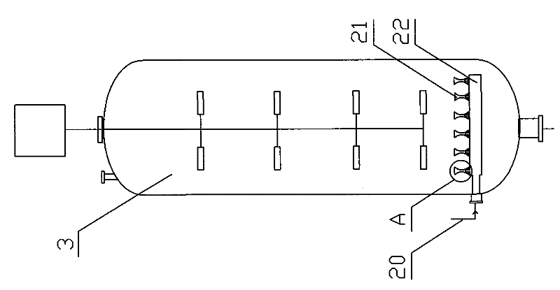 Device for producing long carbon chain diacid by biological fermentation process