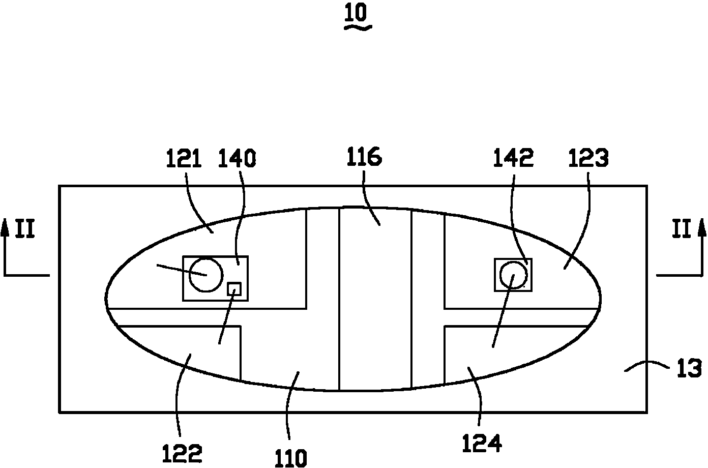 Light emitting diode packaging structure