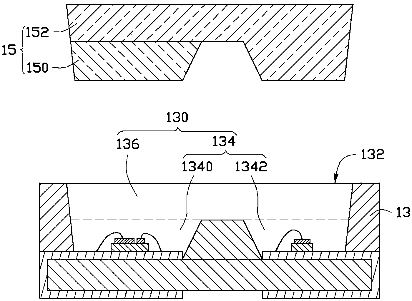 Light emitting diode packaging structure