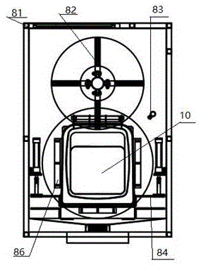 Vehicle special for cleaning garbage cans