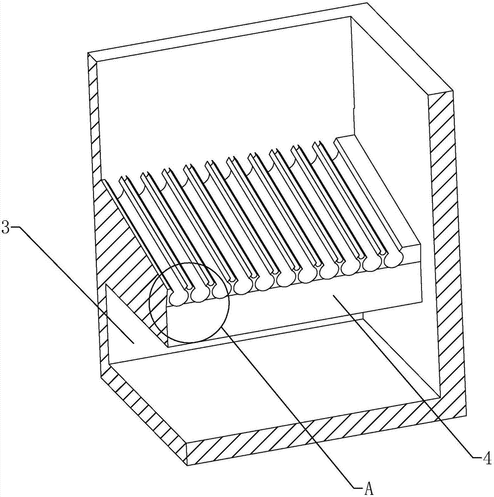 Hot dipping pool for hot galvanizing technology and hot galvanizing technology