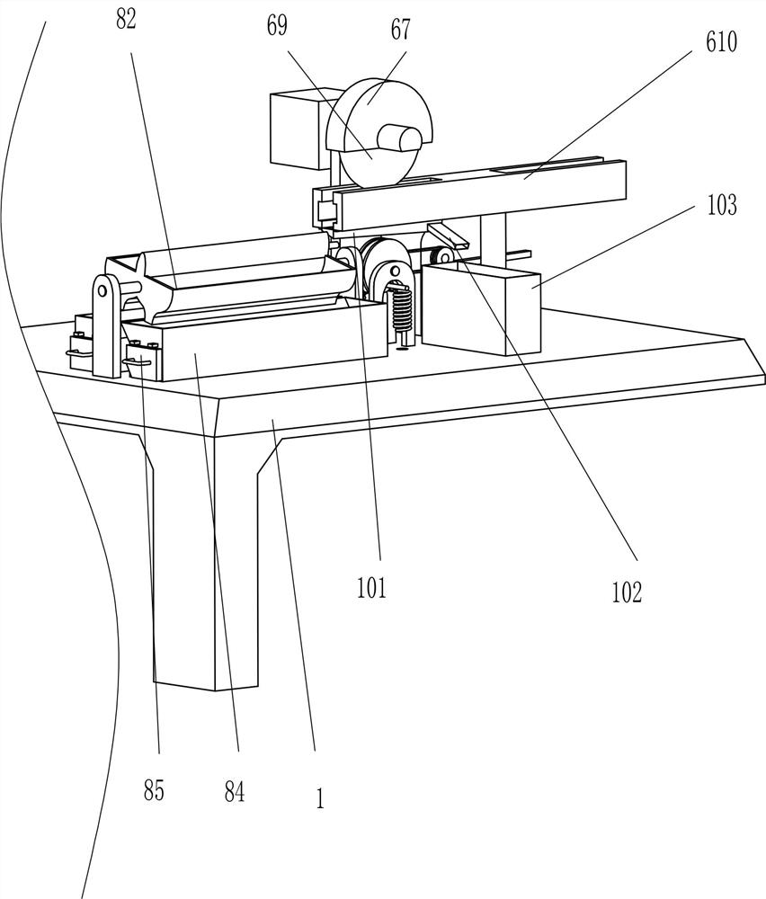 Batch cutting forming device for disposable chopsticks