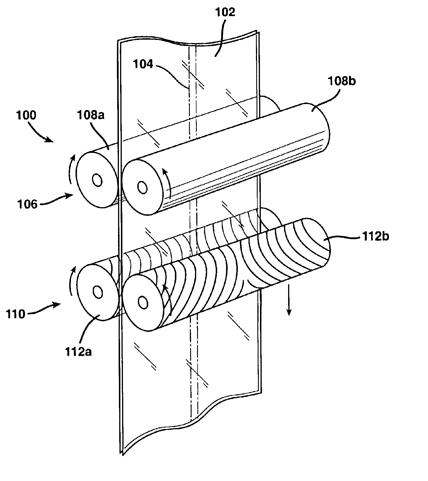 Wrinkle reduction assembly