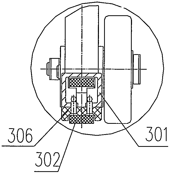 First-aid carrying device capable of being up and down stairs