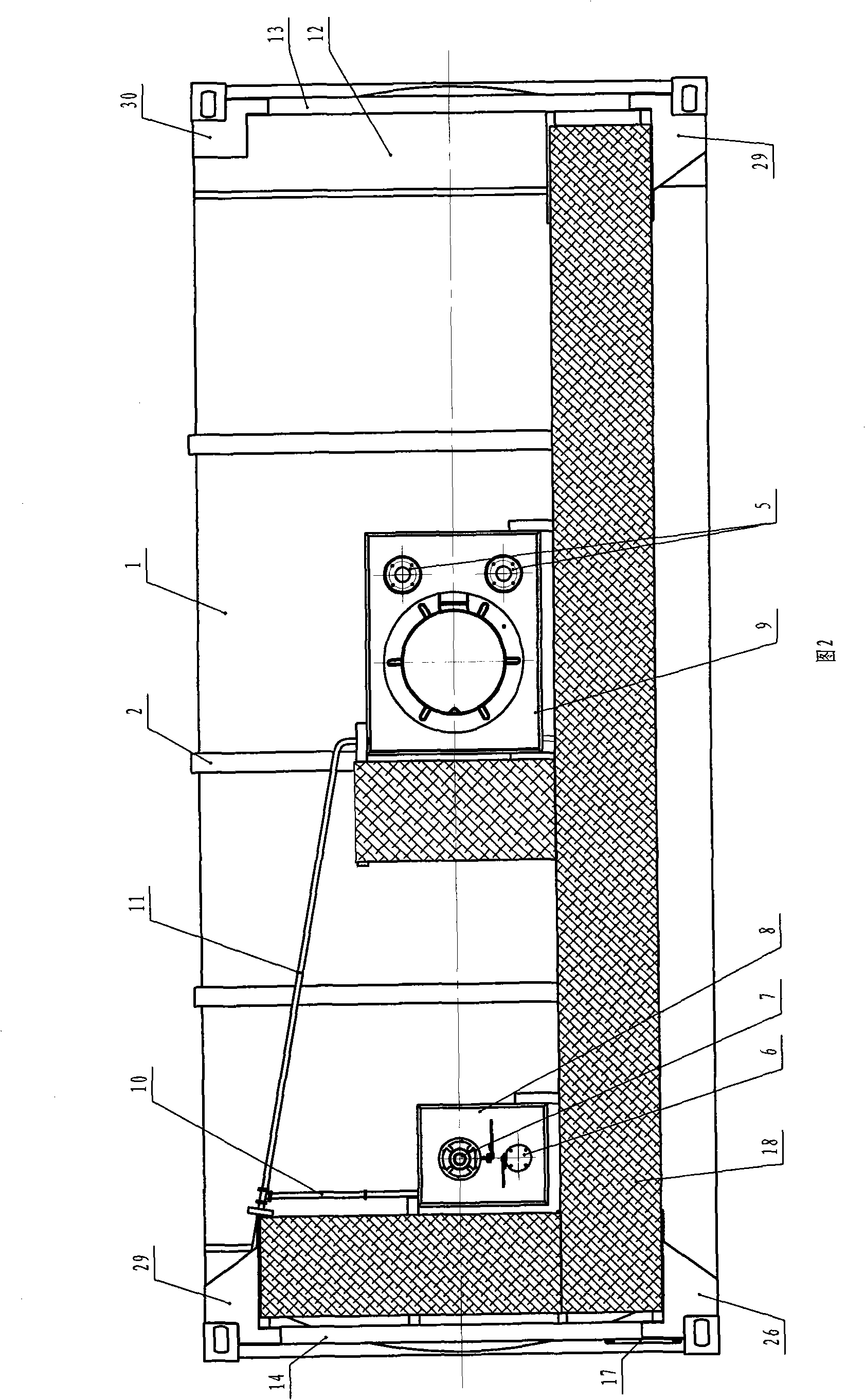 Tank type container