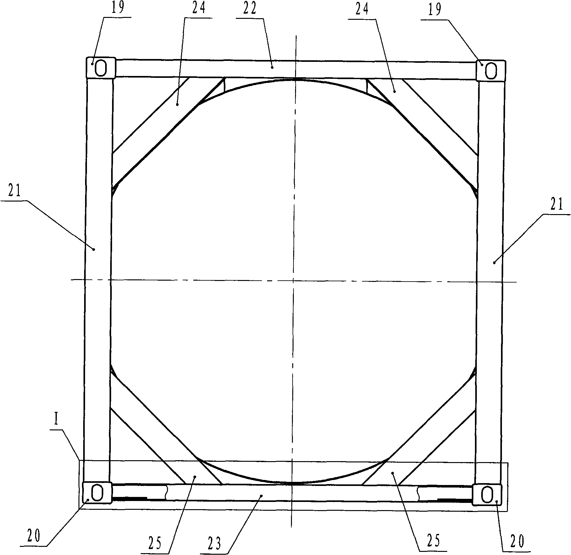 Tank type container