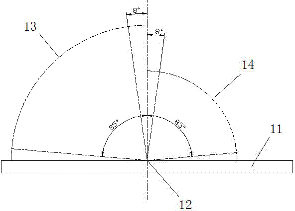 Variable-angle glass reflecting measurement device and method