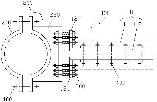 Reinforcement and repair device for beam-column mortise and tenon joints of wooden structures