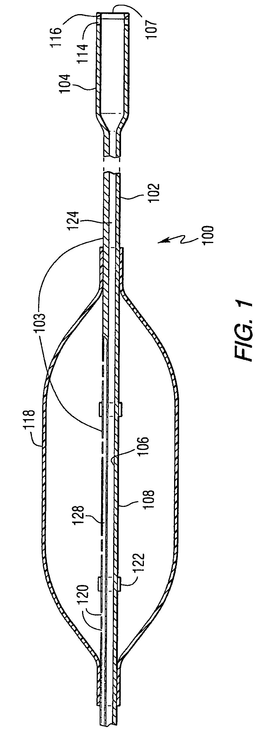 Vascular catheter with expanded distal tip for receiving a thromboembolic protection device and method of use