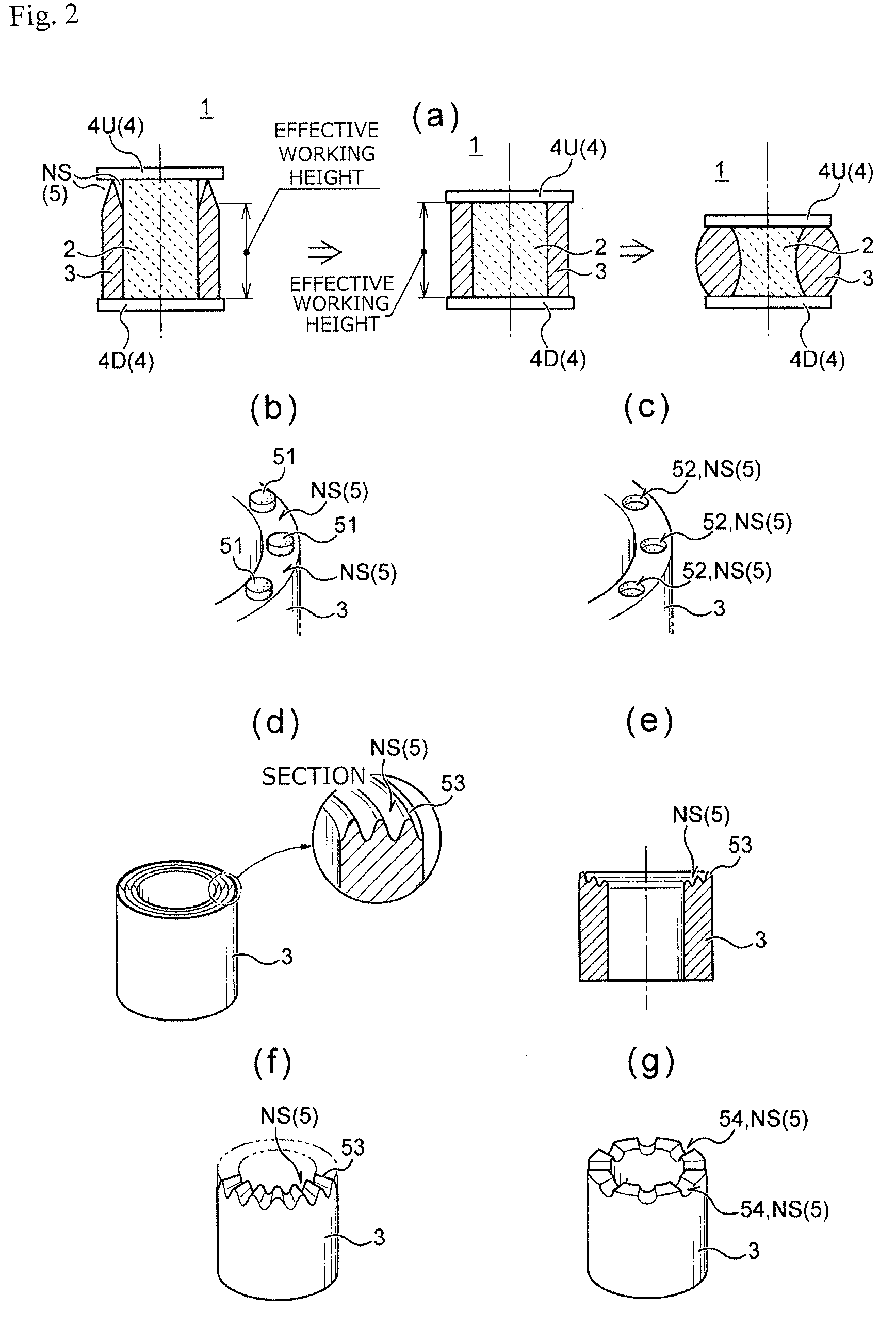 Shock absorbing structure and shoe to which the shock absorbing structure is applied