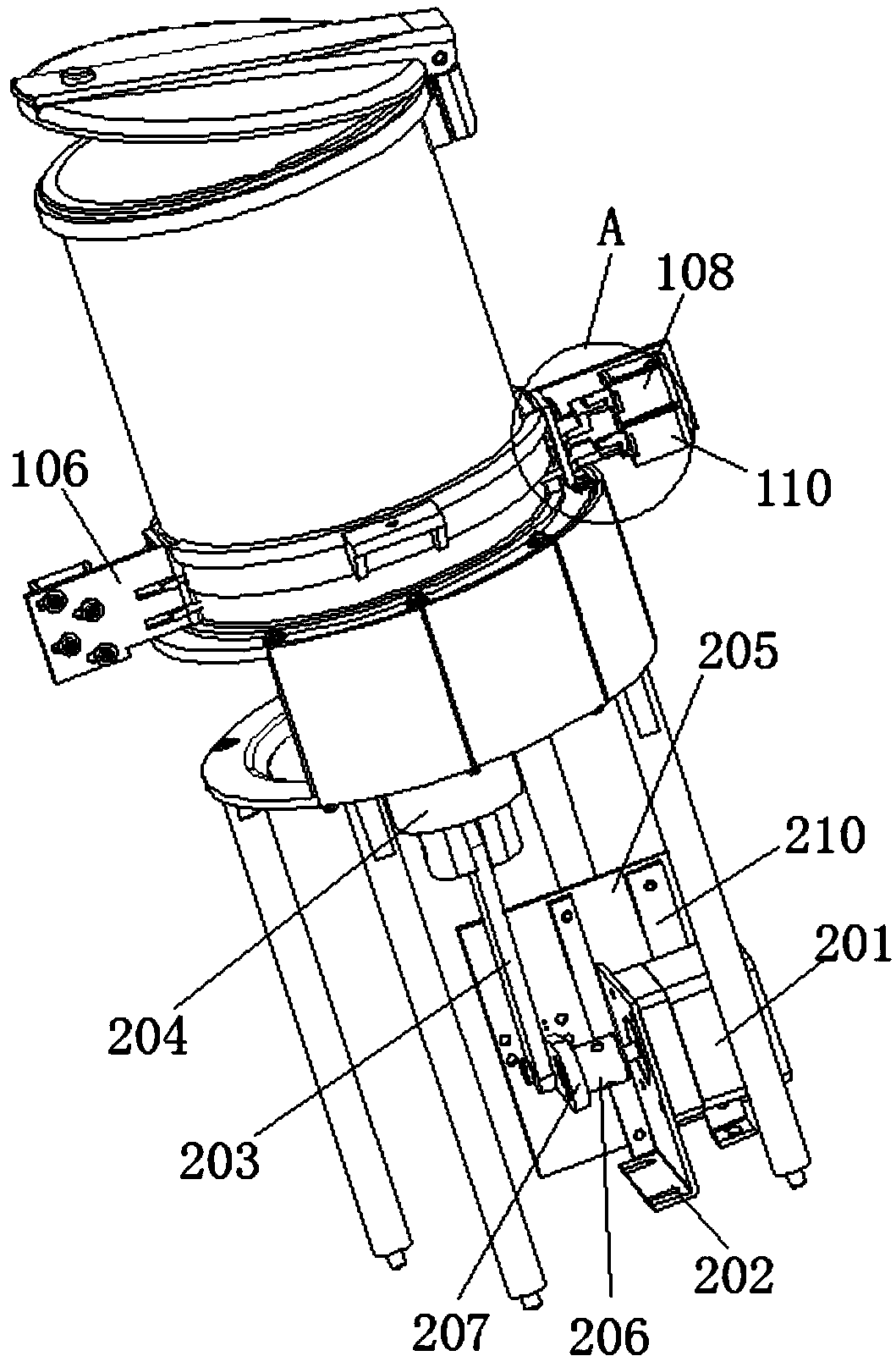 Automatic loading mechanism of fully automatic coagulation analyzer