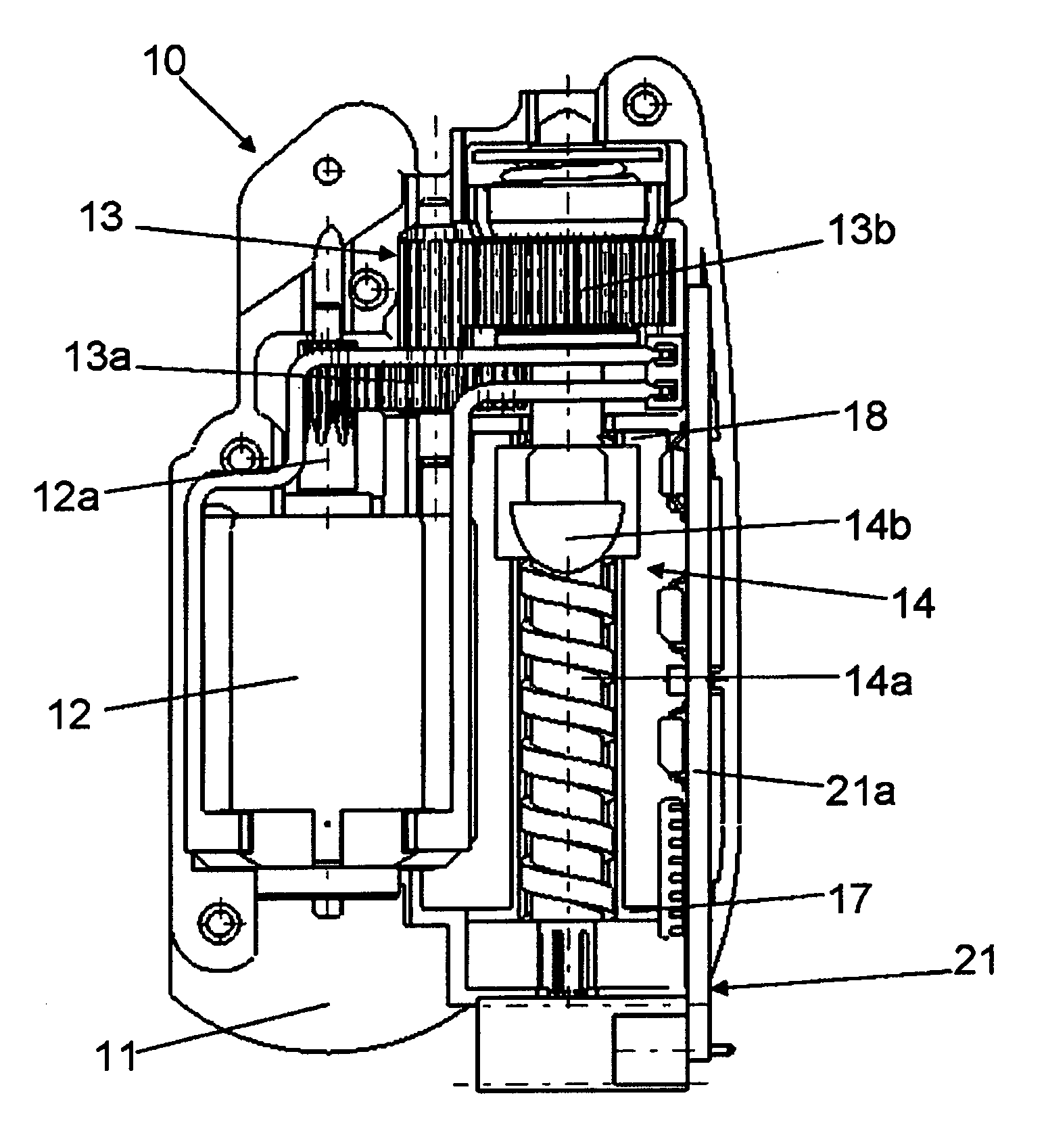 Actuator for a vehicle seat, and vehicle seat