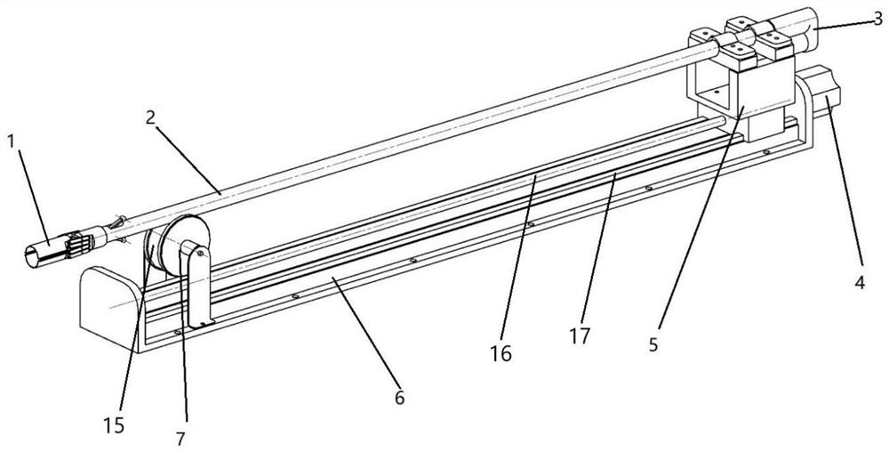 A film conveying device that overcomes the bending of long cantilever