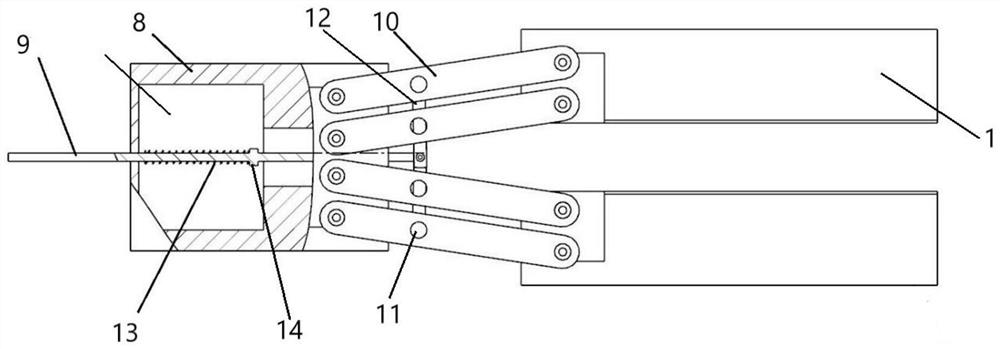 A film conveying device that overcomes the bending of long cantilever