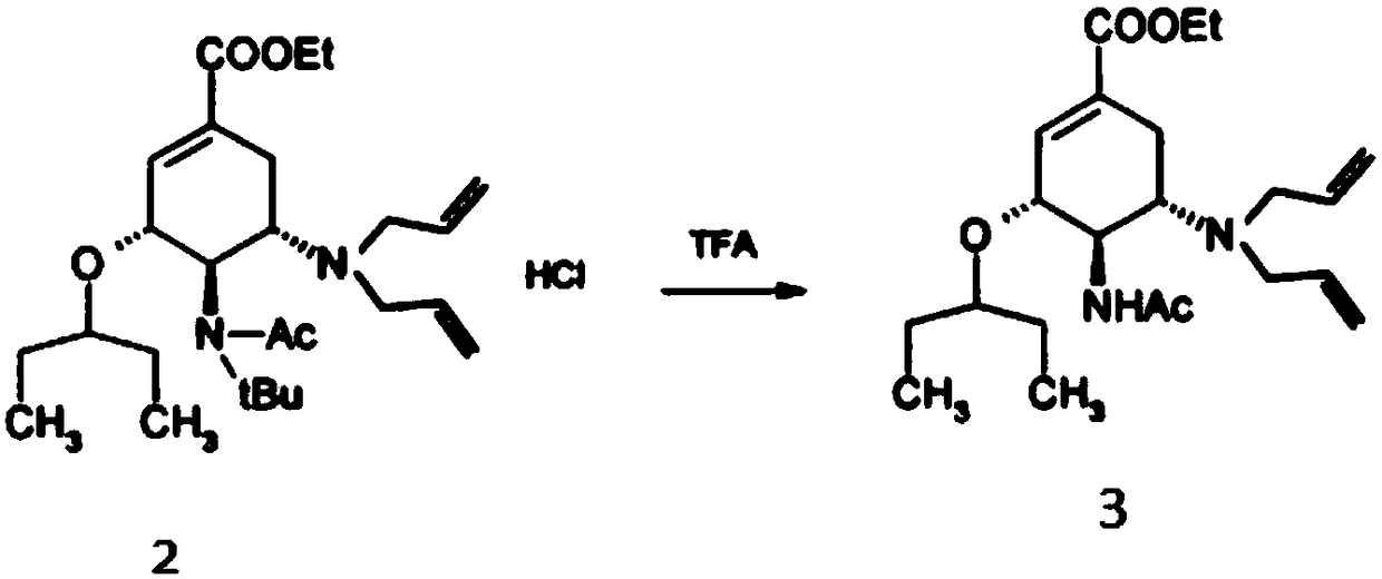 Oseltamivir phosphate preparation method