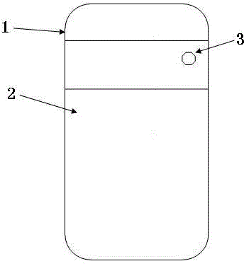 Mobile phone with ultraviolet LED