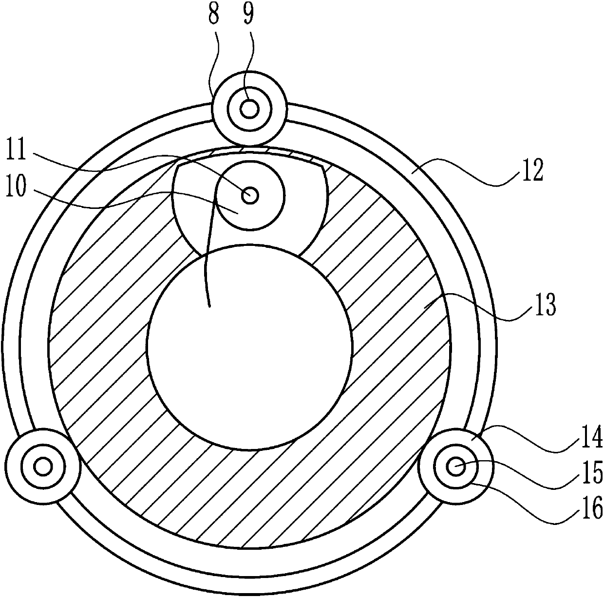 Medical quick gauze binding device