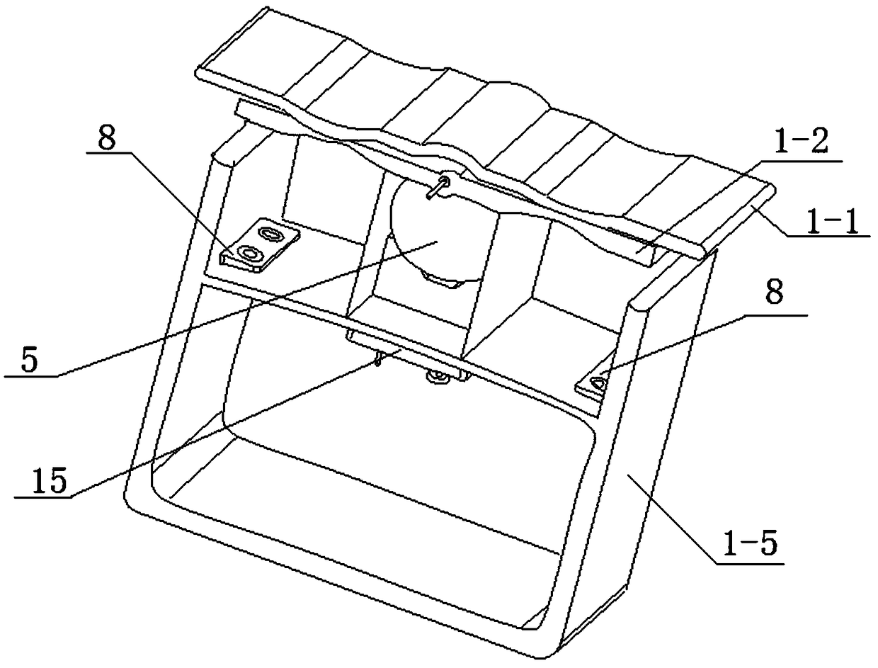 A self-balancing one-piece general purpose seat