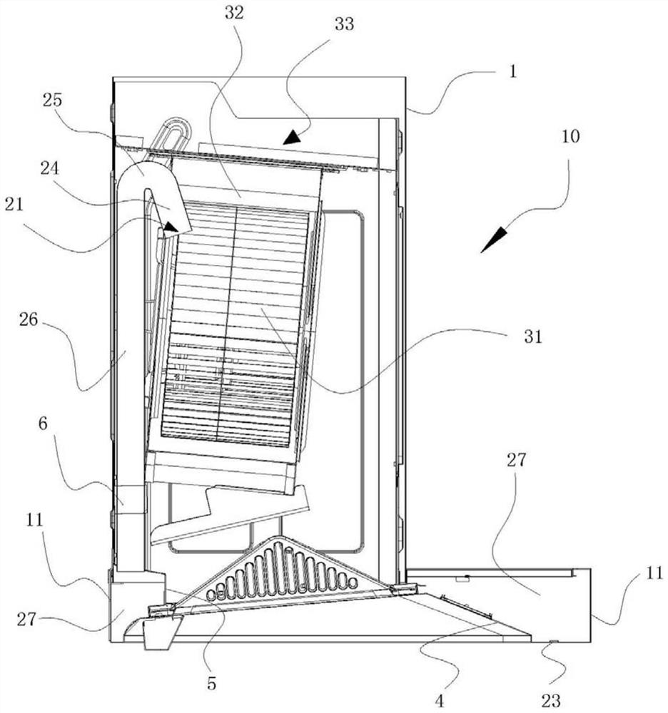 Air curtain range hood