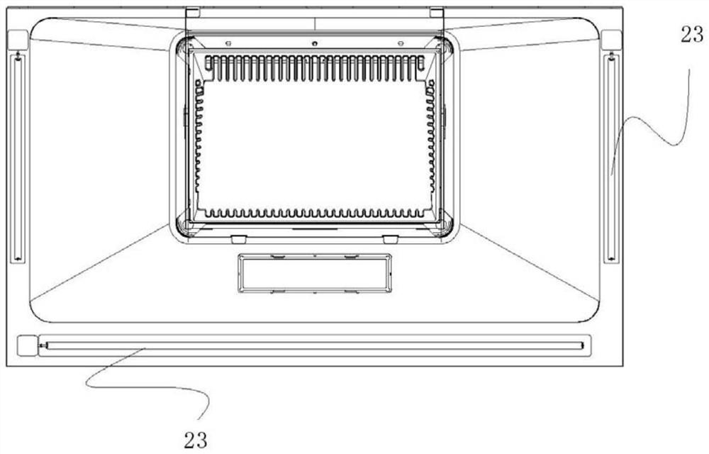 Air curtain range hood