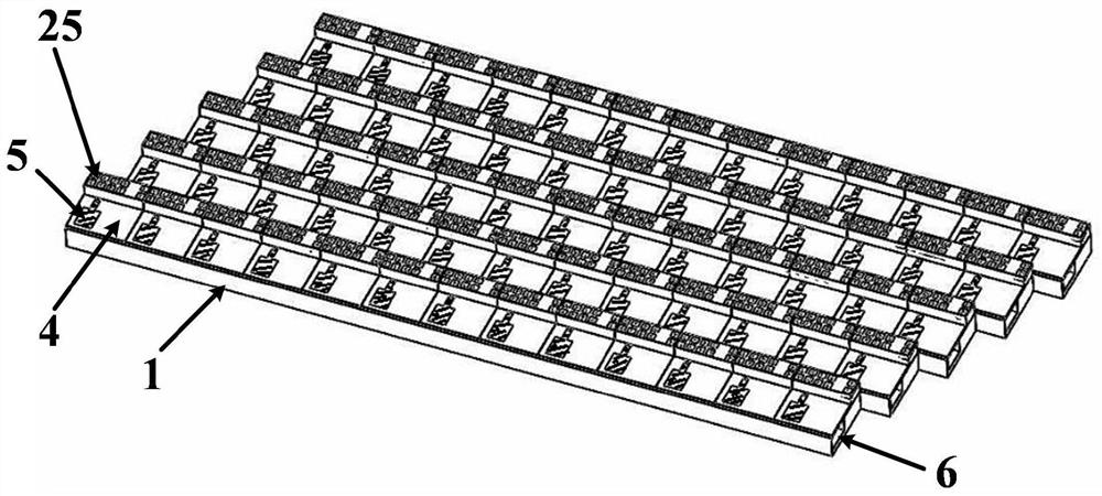 Wide-angle scanning phased array antenna with large element spacing and wide-angle scanning based on electromagnetic bandgap structure