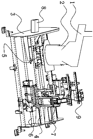 Material bag automatic filling and opening sealing integration facility