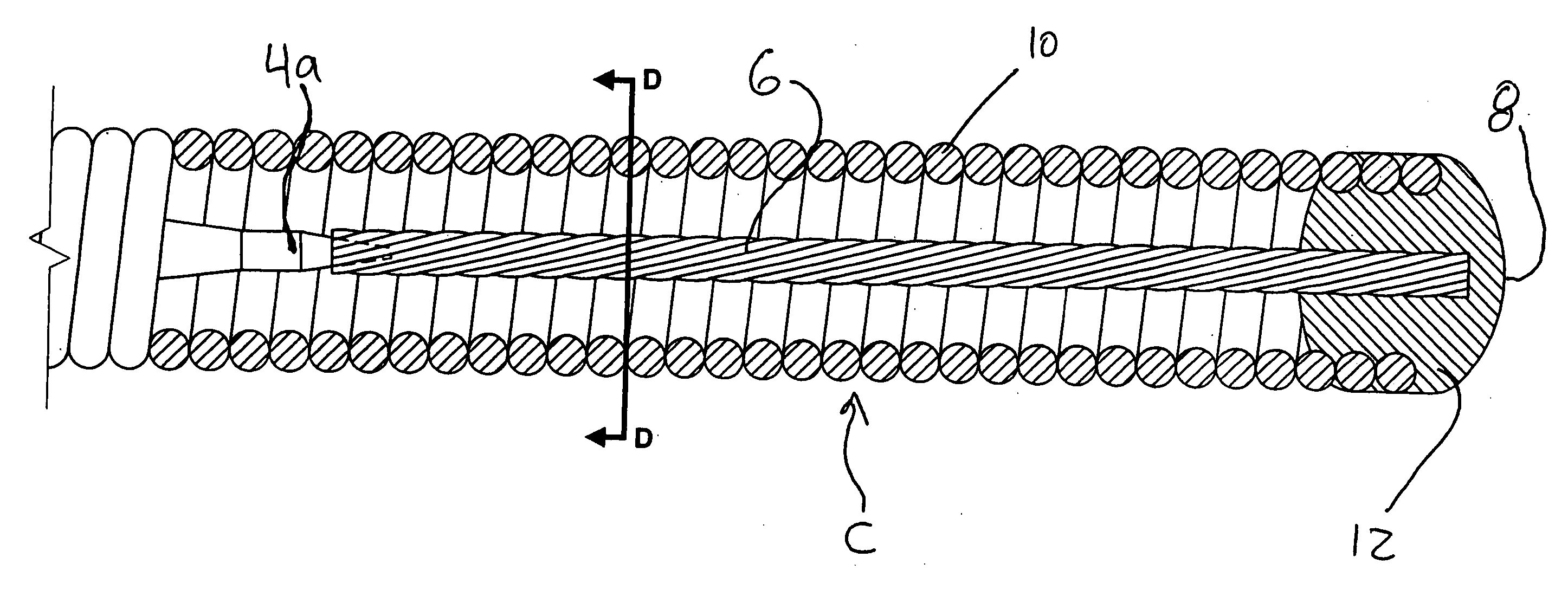 Steerable guide wire with torsionally stable tip