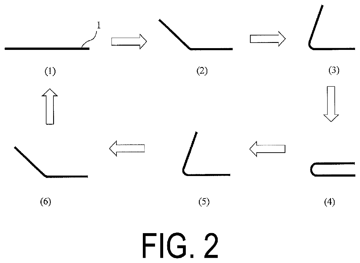 Laminated body and flexible device provided with said laminated body