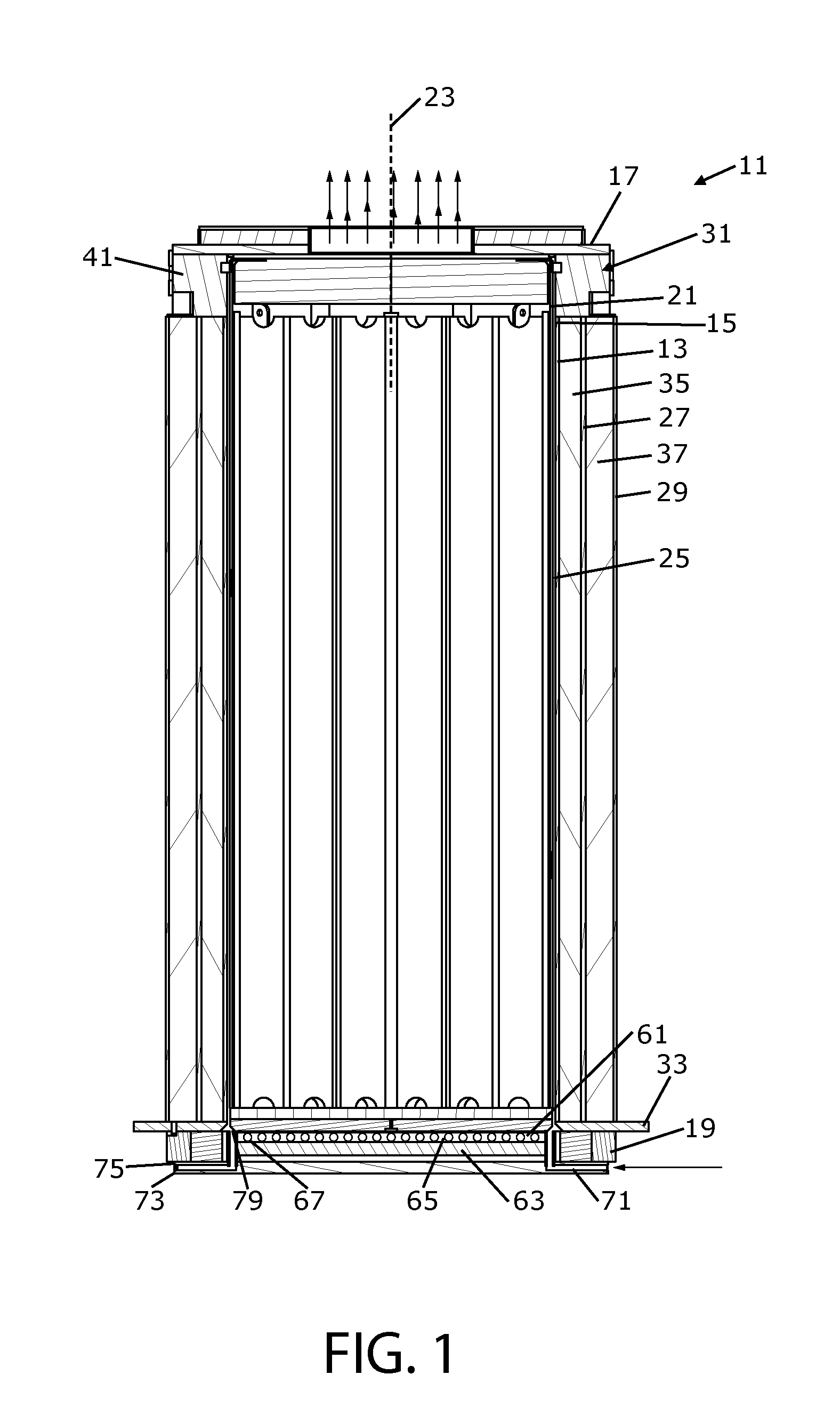 Ventilated transfer cask with lifting feature