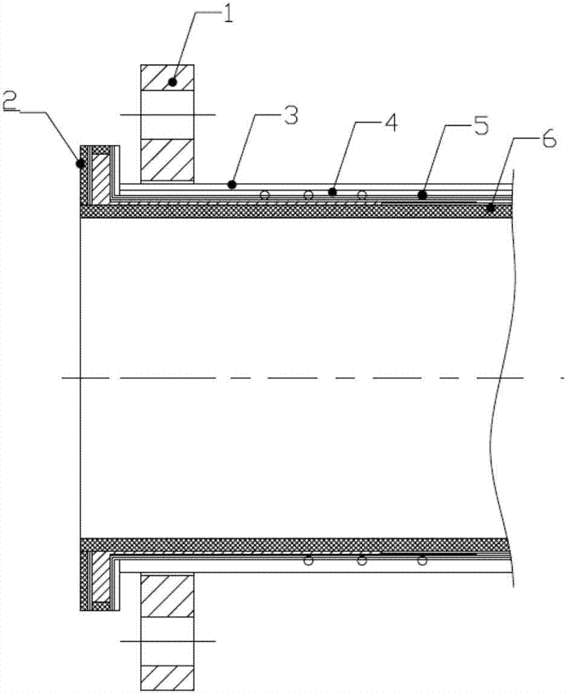 Wear-proof rubber pipe