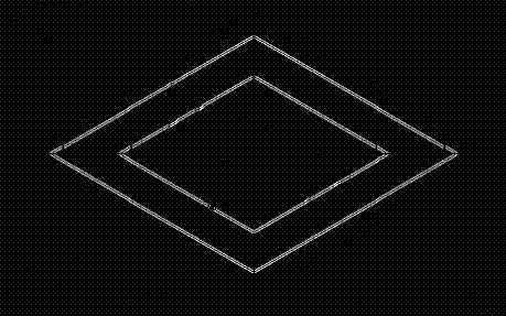 Multi-rotor unmanned aerial vehicle pose acquisition method based on markers in shape of large and small square