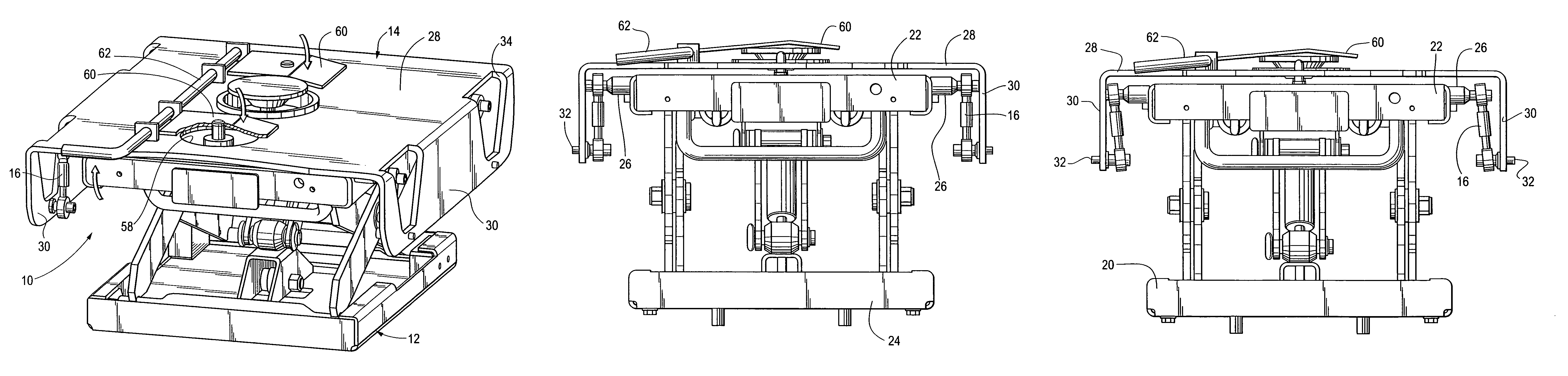 Vehicle seat suspension with omni directional isolator