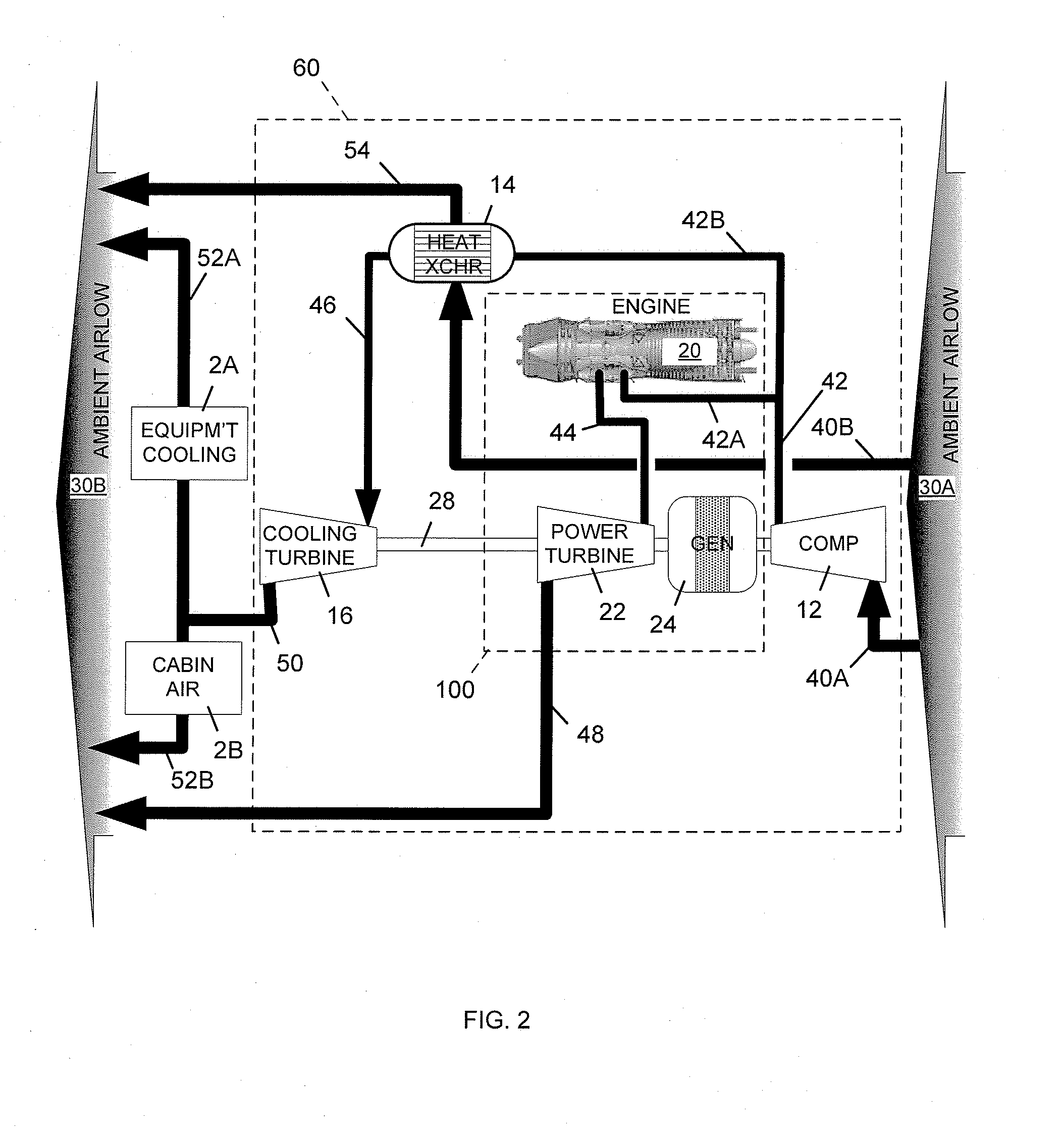 Integrated air-cycle refrigeration and power generation system