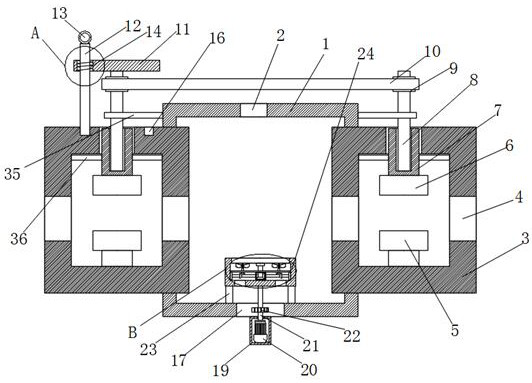 A butt-type wire fixing frame for eliminating heat defects of cable heads with electricity