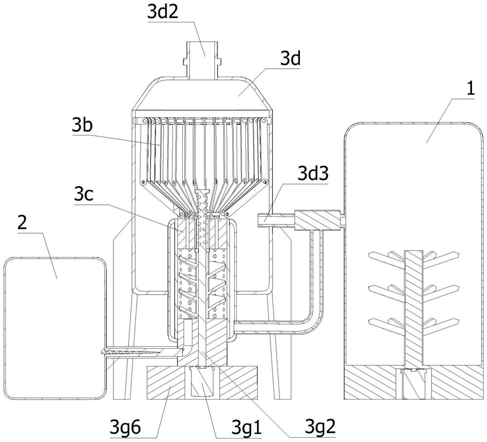 Impurity removing device for oil exploration