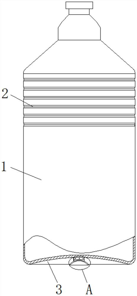 Glass bottle with good crack resistance and preparation process thereof